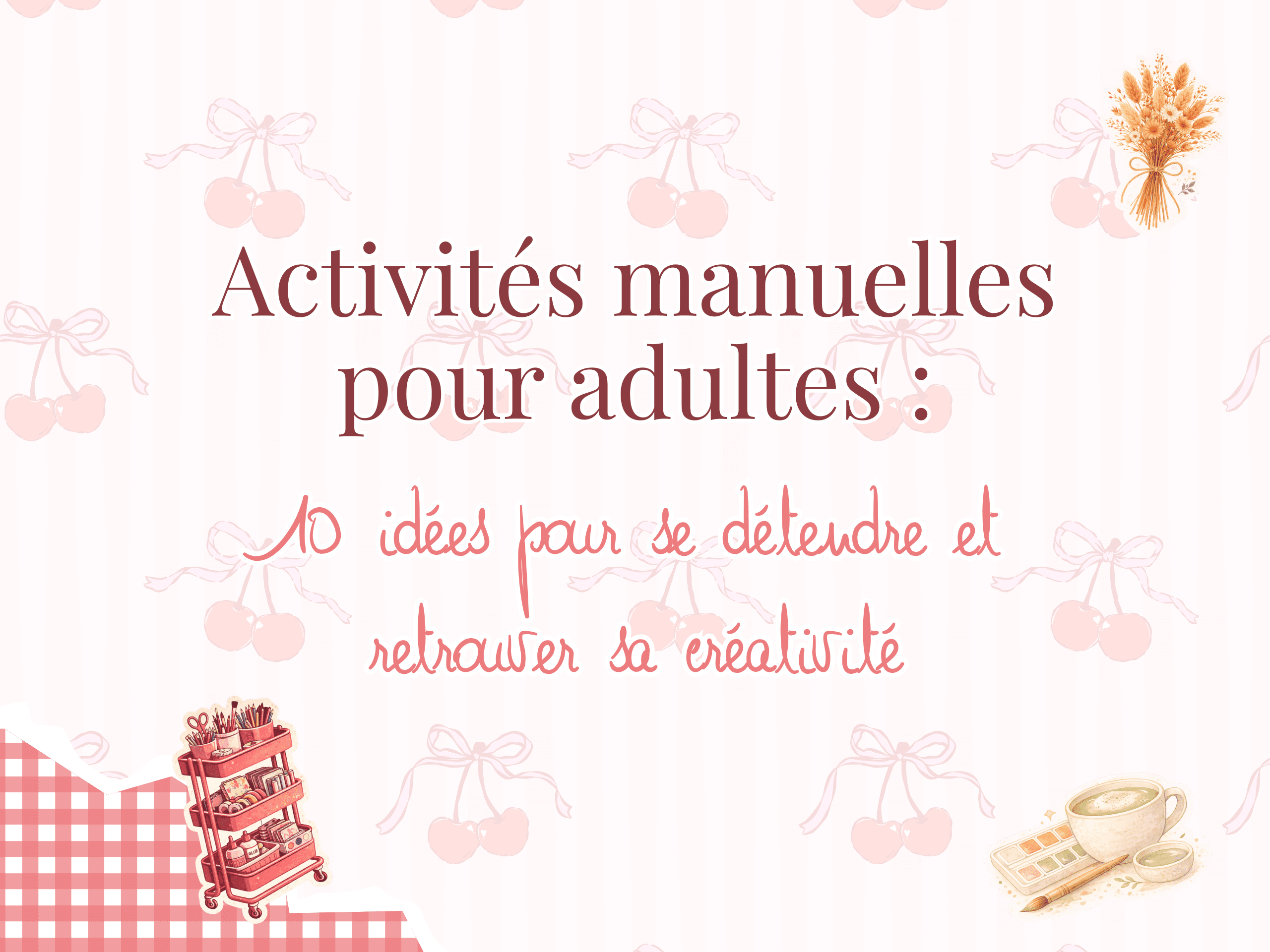 Idees ateliers creatifs adultes